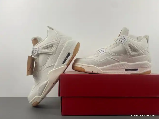Kick Theory x Air AO2571-100 4 'White' Jordan Levi's 0519